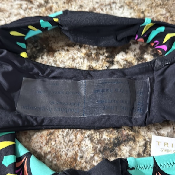 Trina Turk 2-pc black swimsuit, size 8, NWT. - Picture 3 of 5